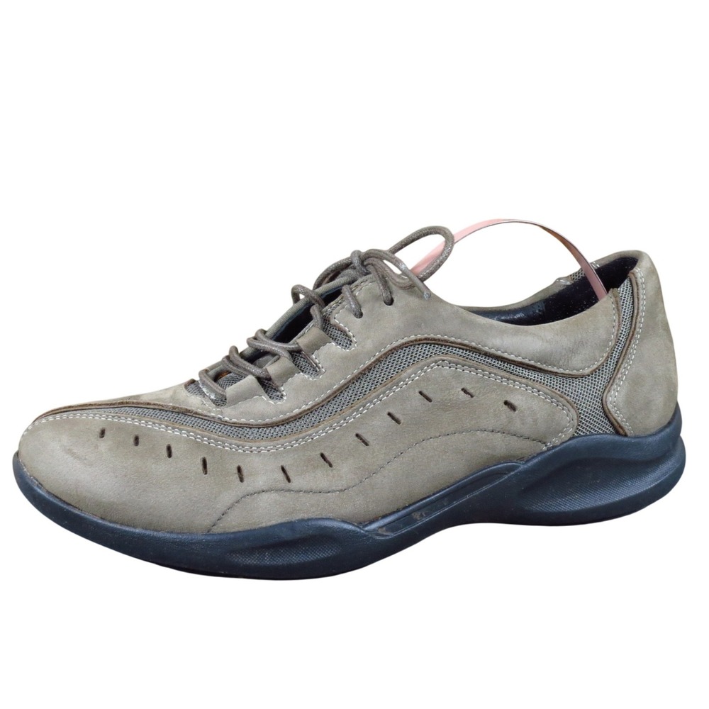 Clarks Wave Wheel Women Casual Sneaker Size 6.5 Walking Comfort Brown‎ Leather